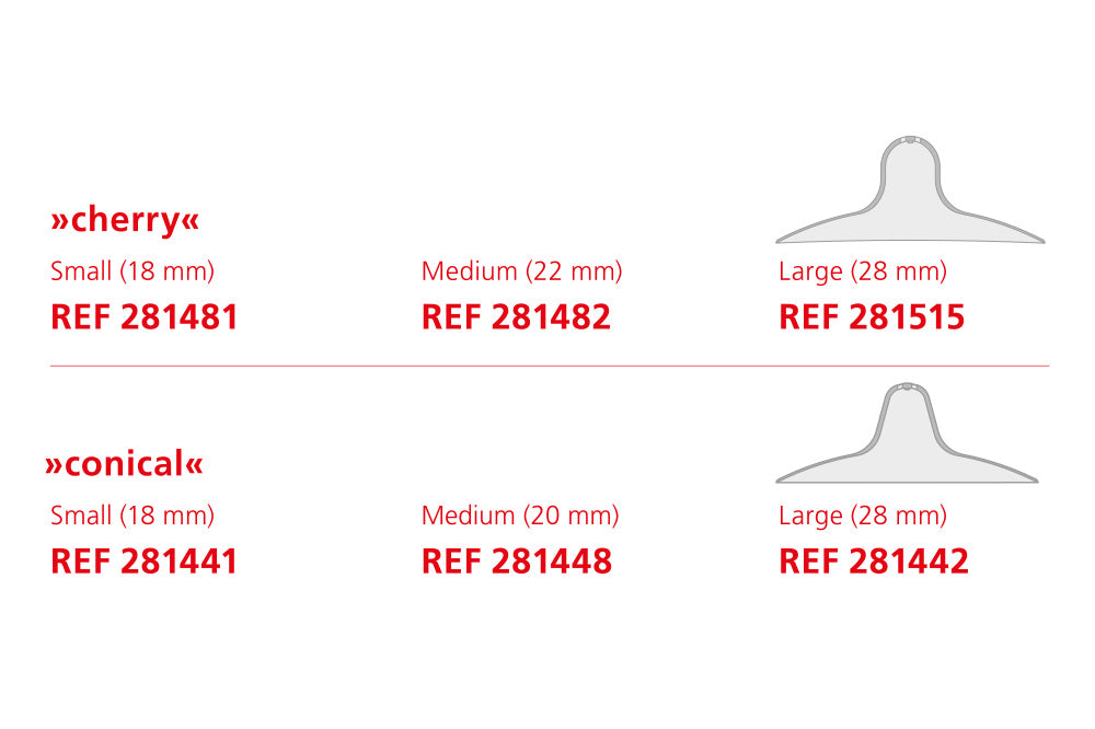 Tepelhoedjes kersvormig (per 2 verpakt) - Mamivac