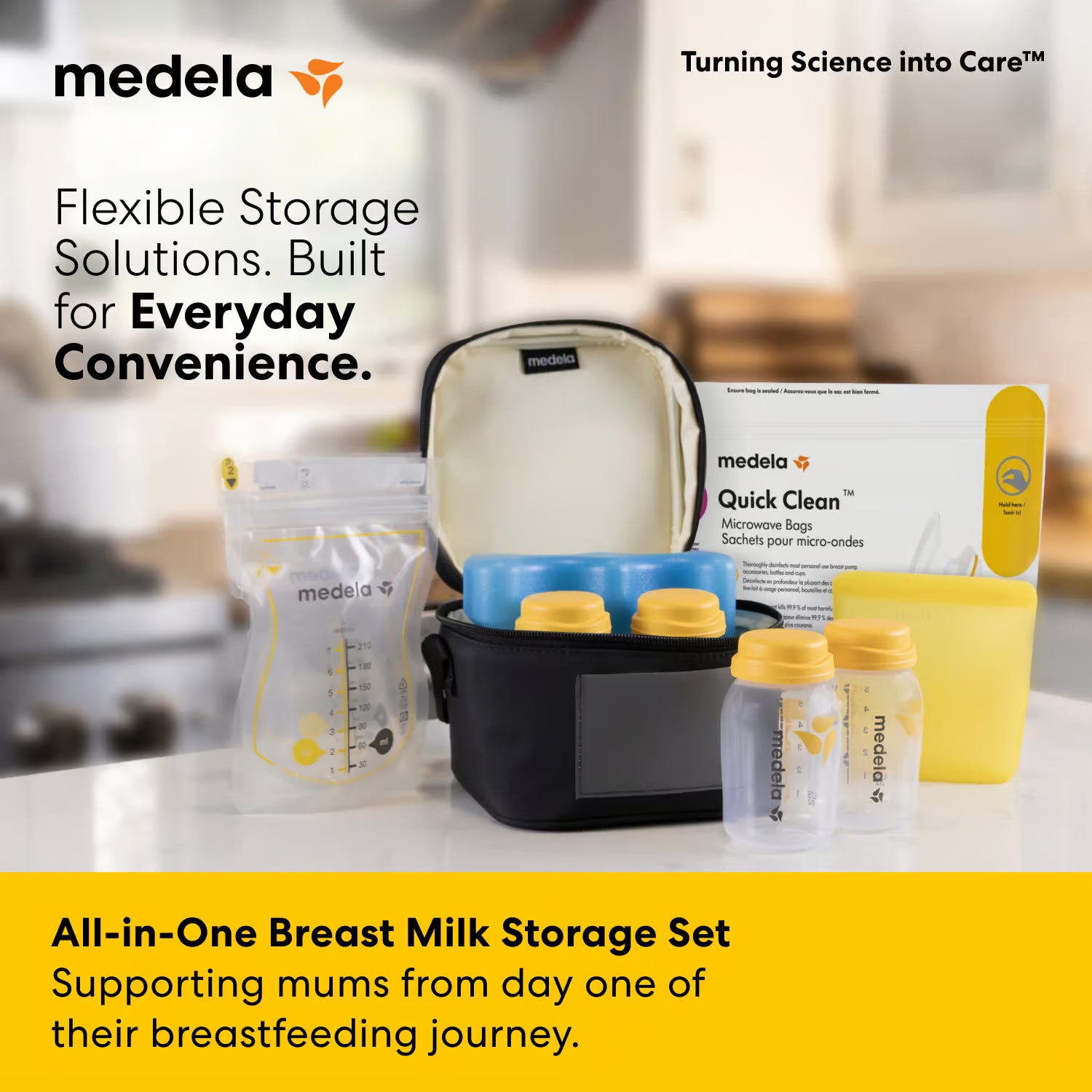 All-in-One Moedermelk Bewaarset