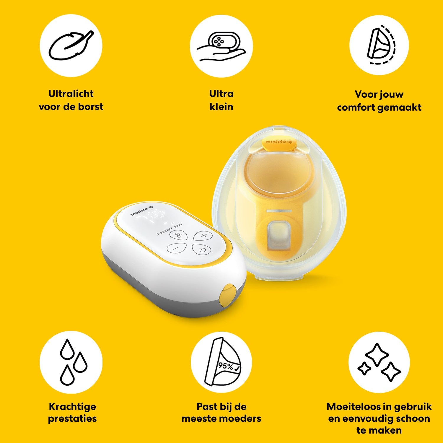 Medela Freestyle™ Mini Hands-free enkele elektrische borstkolf