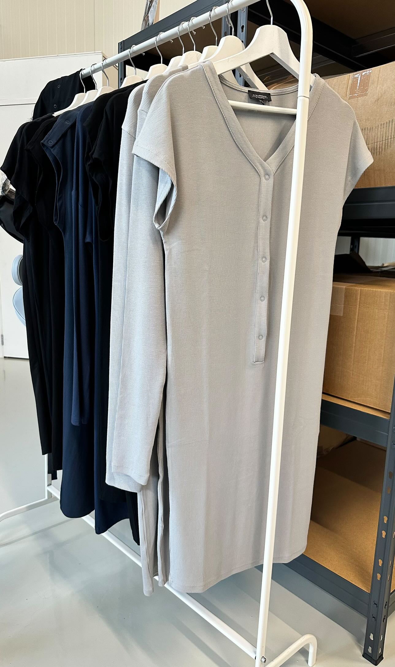 The Maternity Dress - Limited Rib - Bamboo