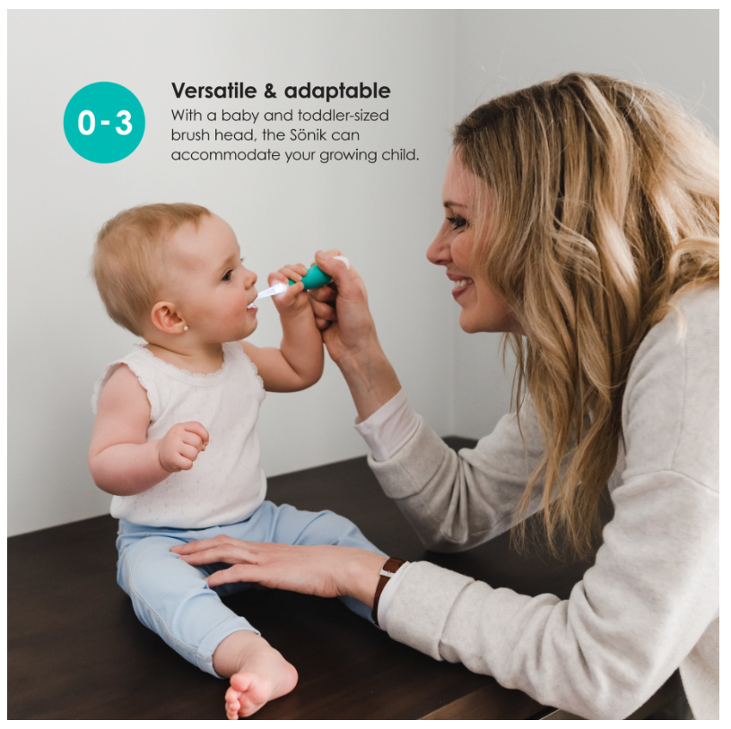 Bblüv - 2 Stage Sonic Baby Toothbrush