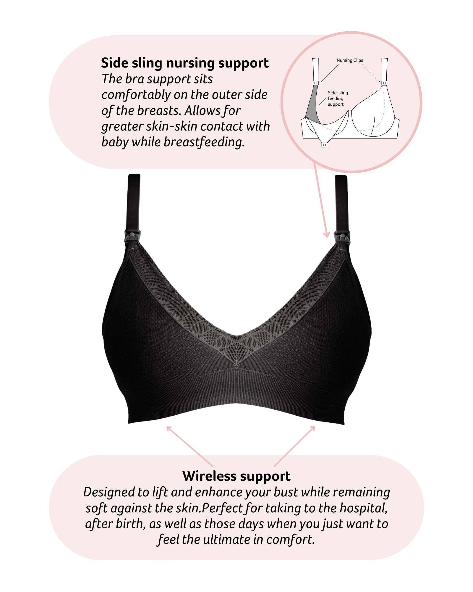 Caress Seamfree Bamboo Multifit Bra