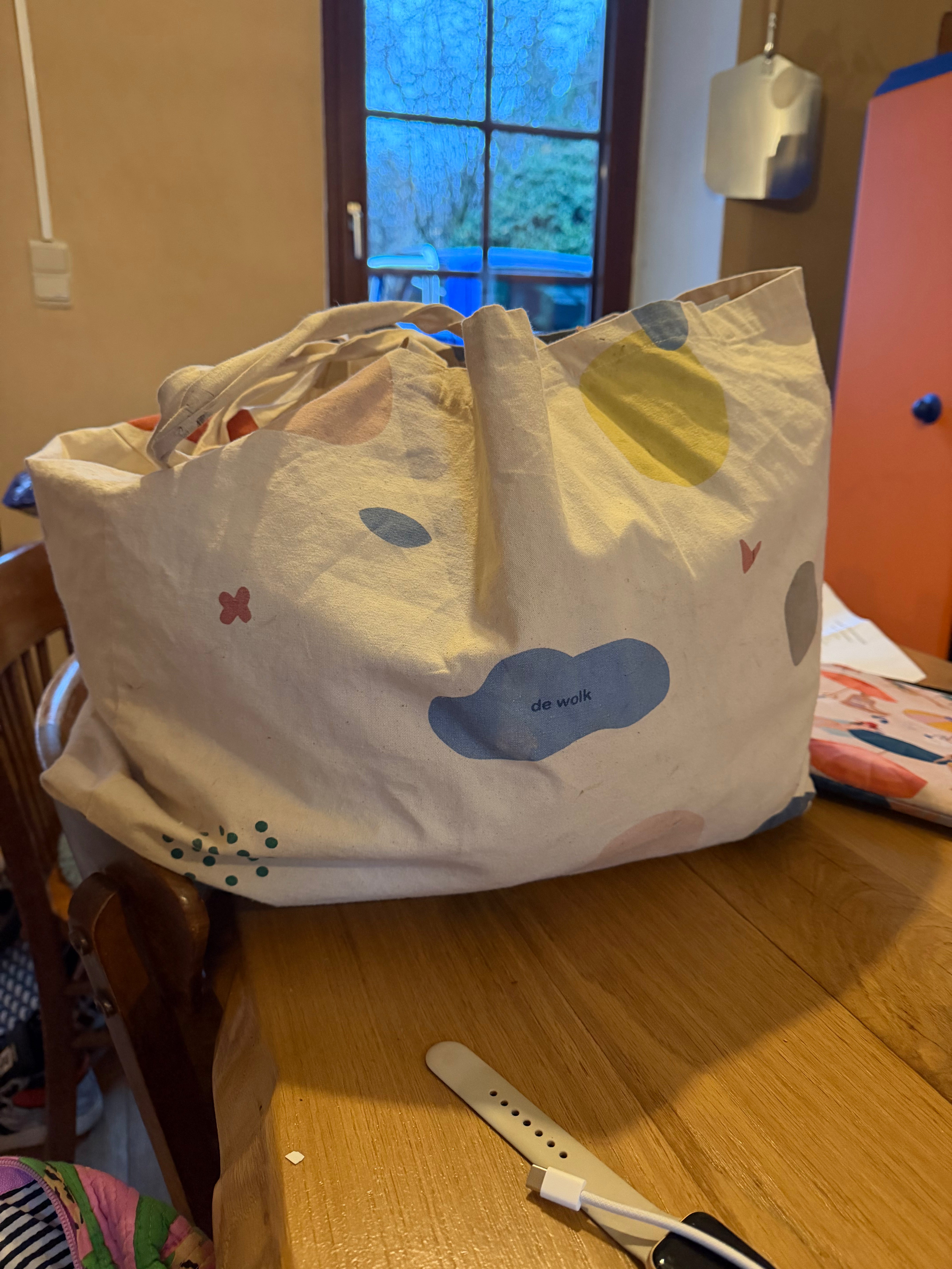 Cotton bag - De Wolk