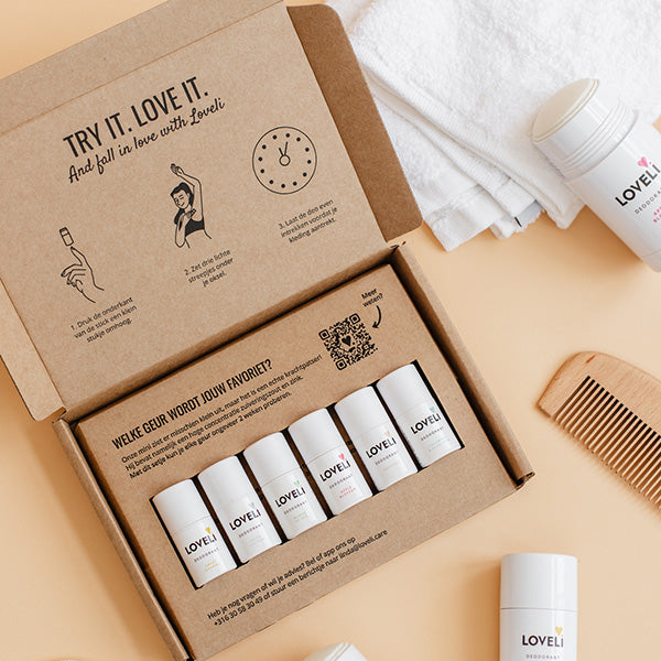 Set of deodorant minis