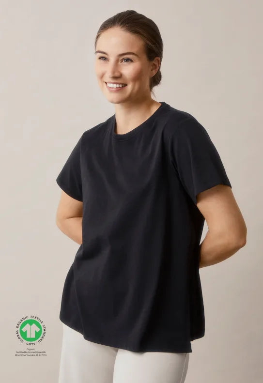 Basic Zwangerschaps en borstvoedingst-shirt