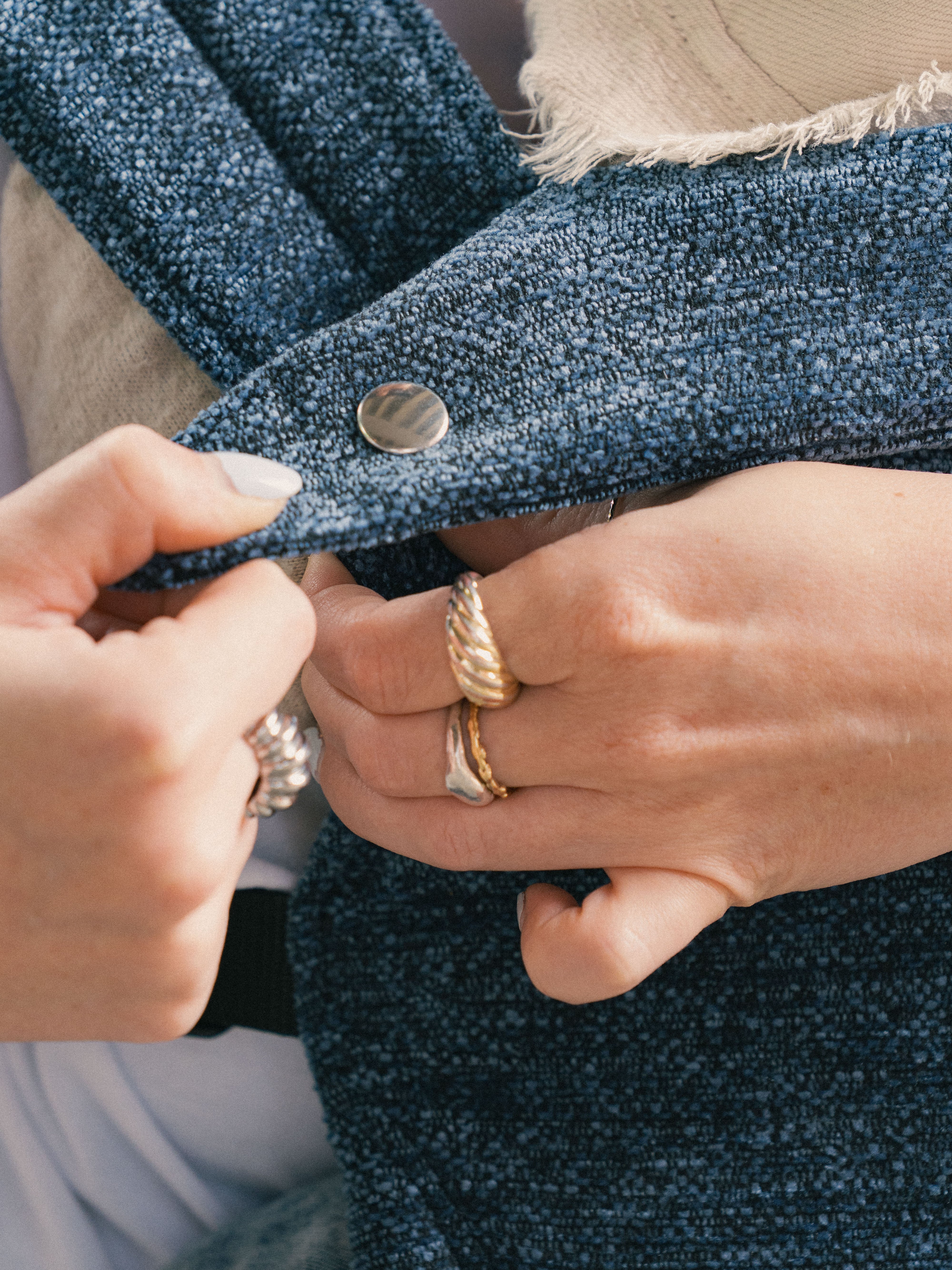 Heiwa textured navy
