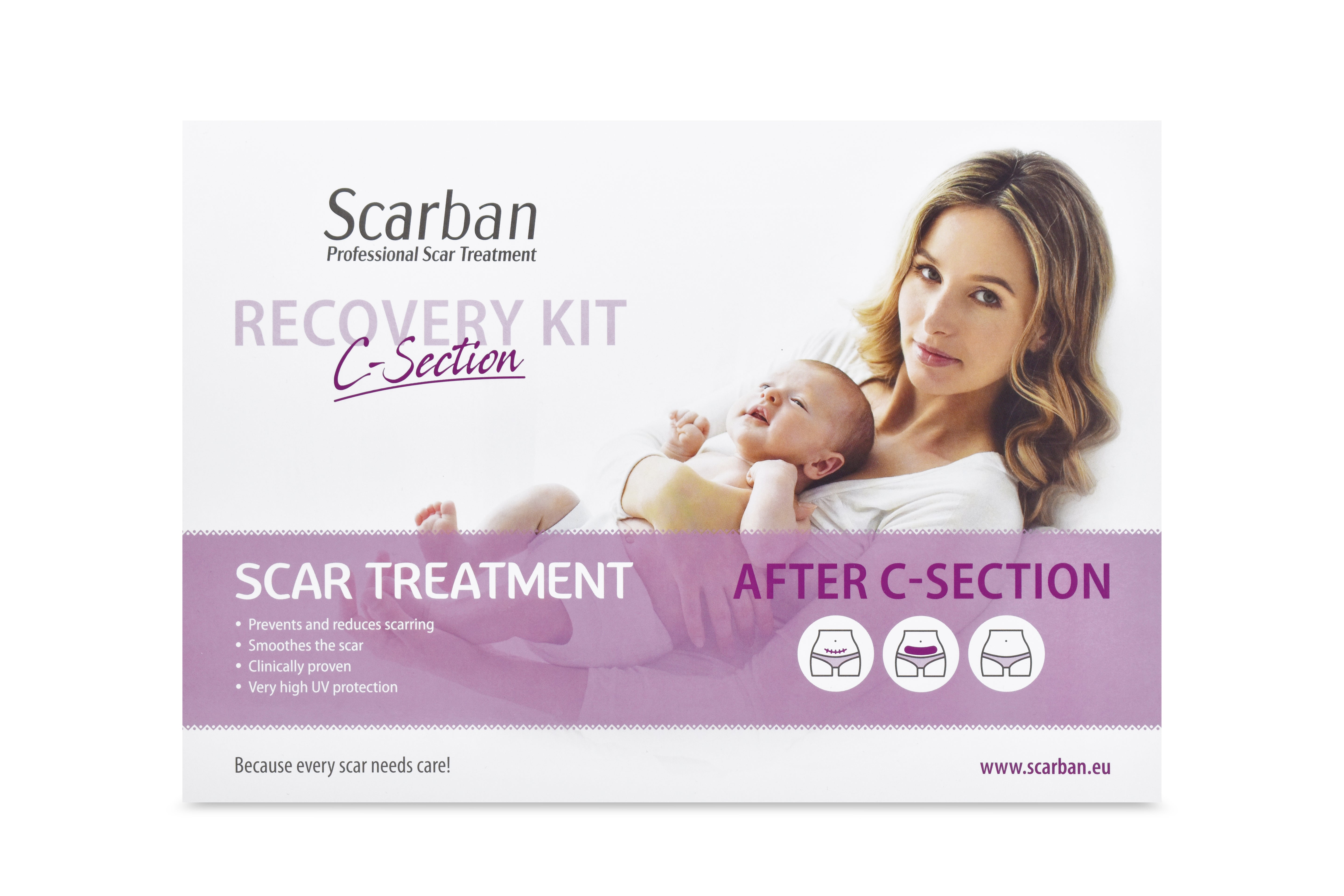 Scarban C-Section siliconenpleister voor littekens na keizersnede