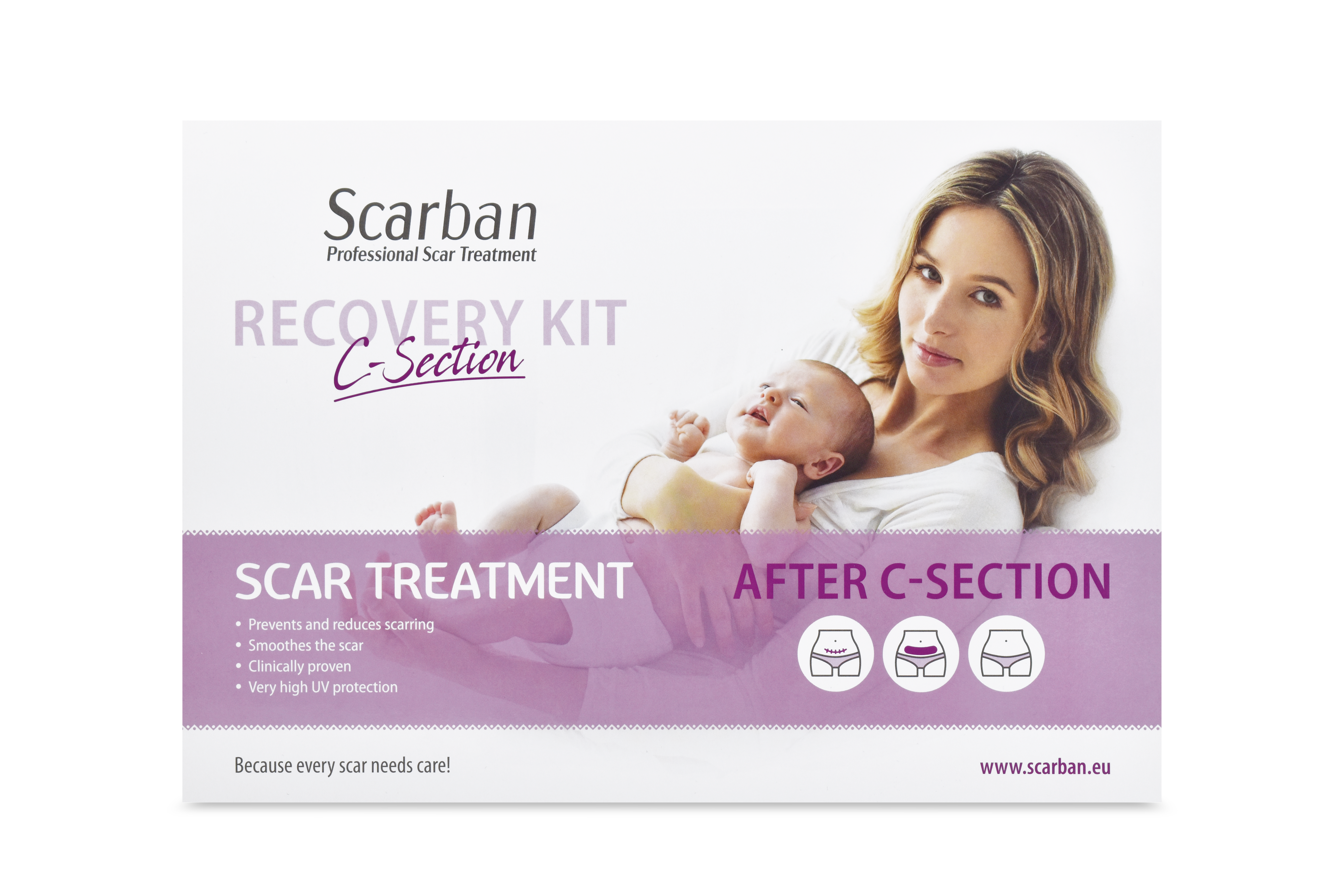 Scarban C-Section siliconenpleister voor littekens na keizersnede