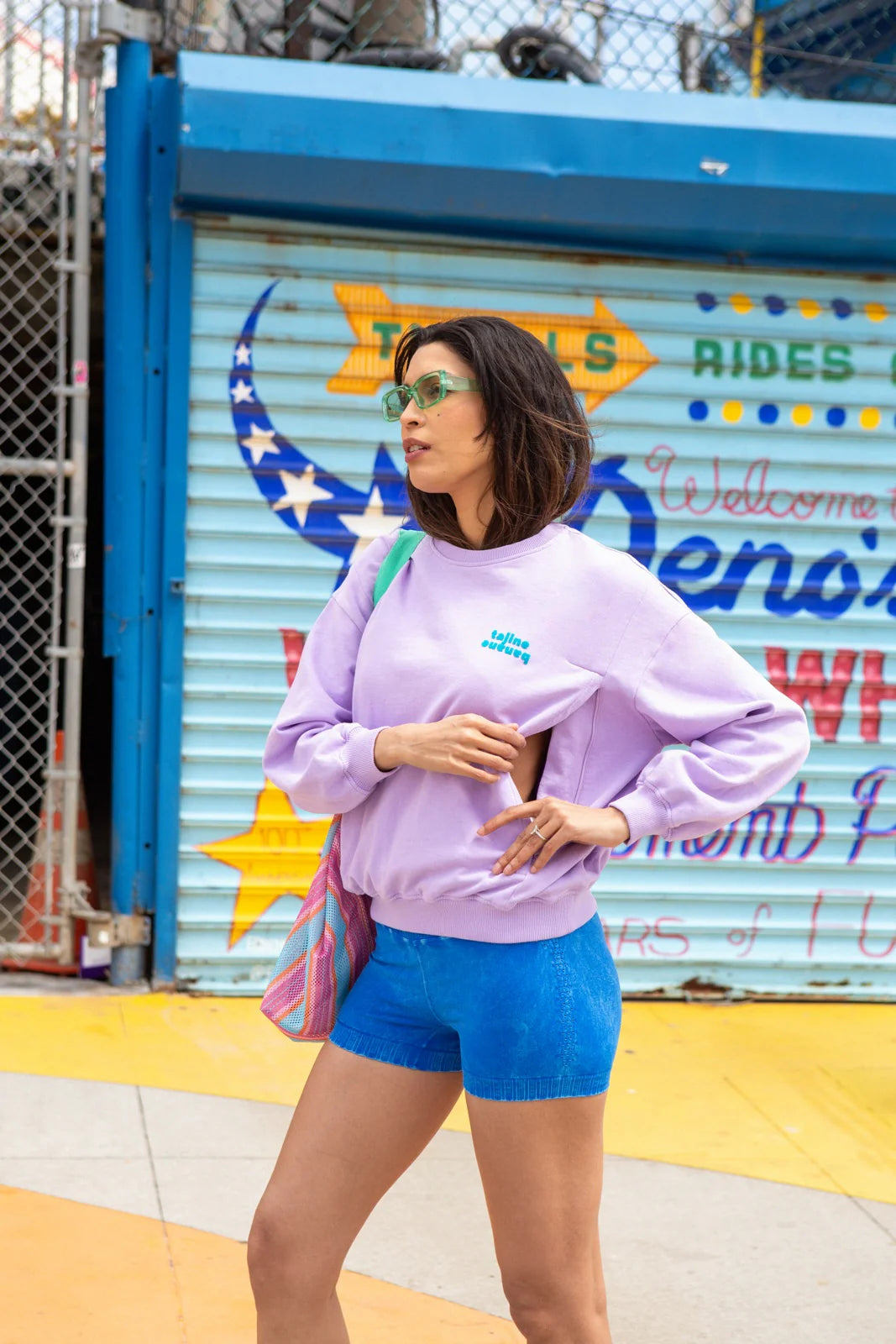 P'allaite Sweatshirt Purple