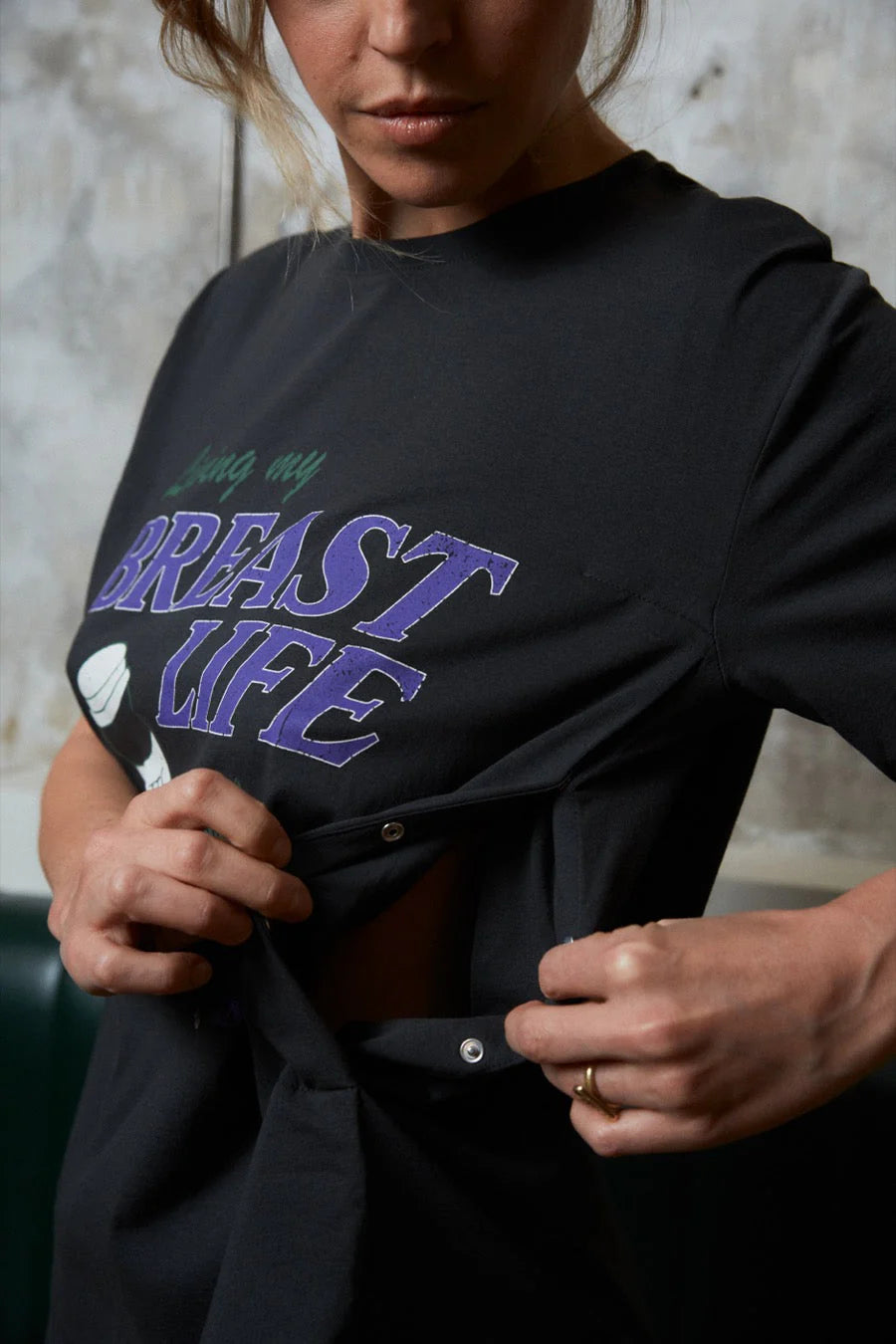 Living my Breast Life Breastfeeding T-shirt