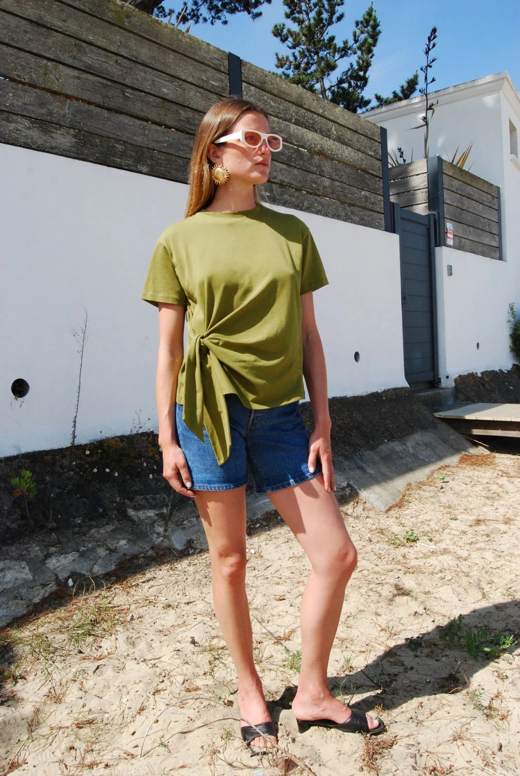 Tie Waist Borstvoedingst-shirt