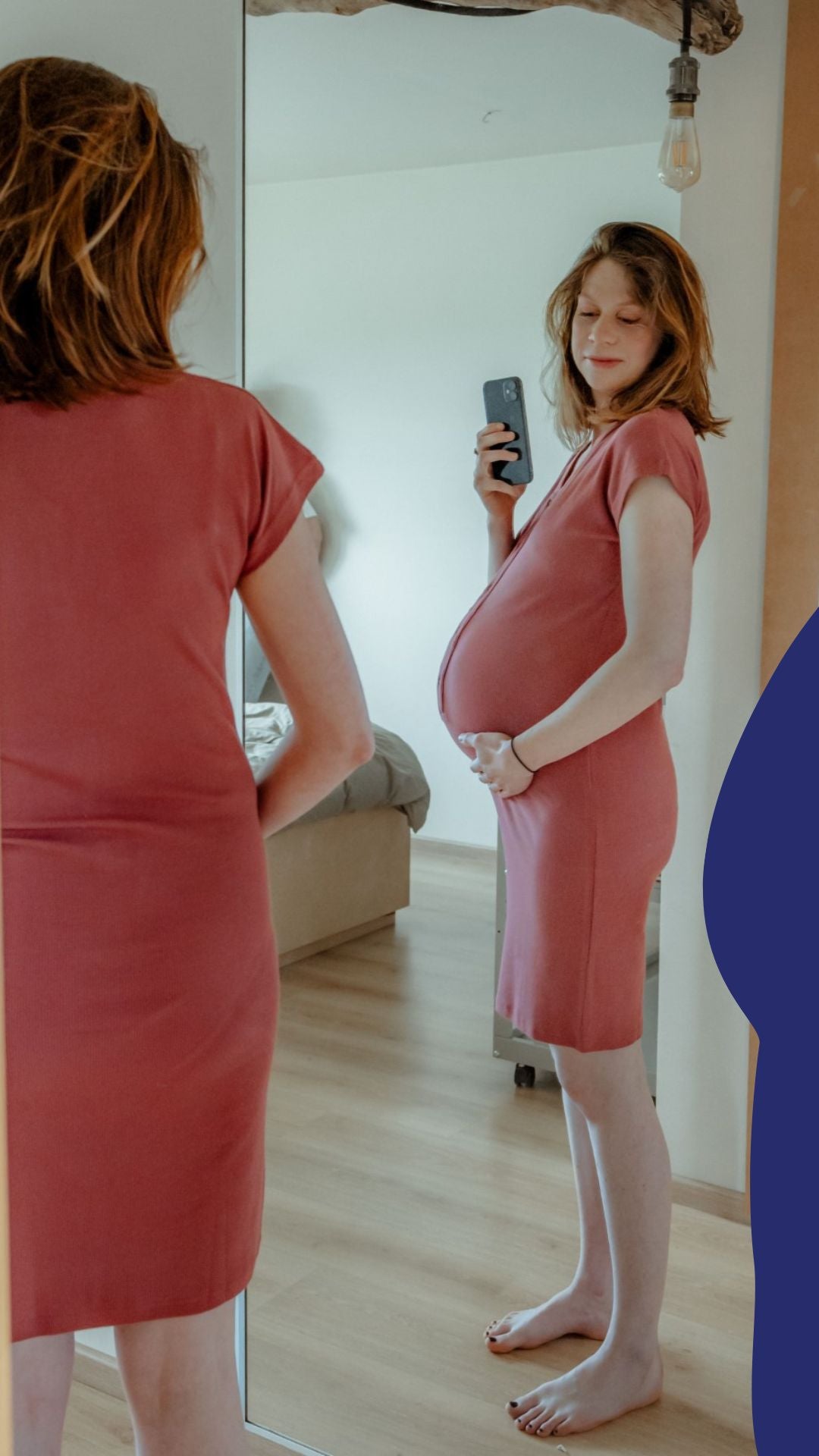 The Maternity Dress - Limited Rib - Bamboo