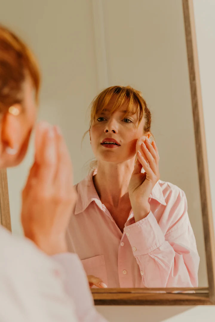 Pink clay konjac spons