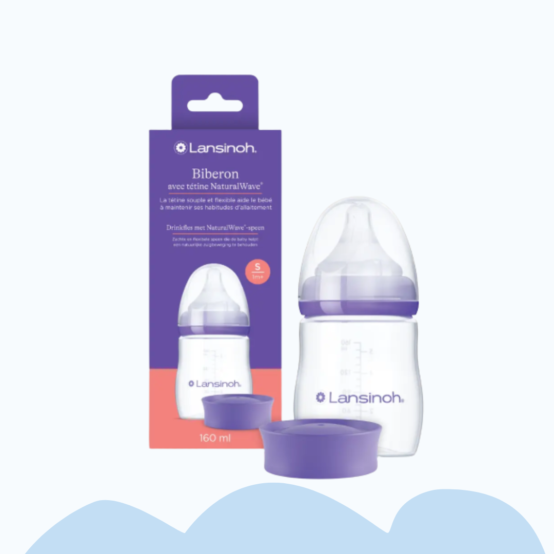 Glazen drinkfles met NaturalWave™ speen