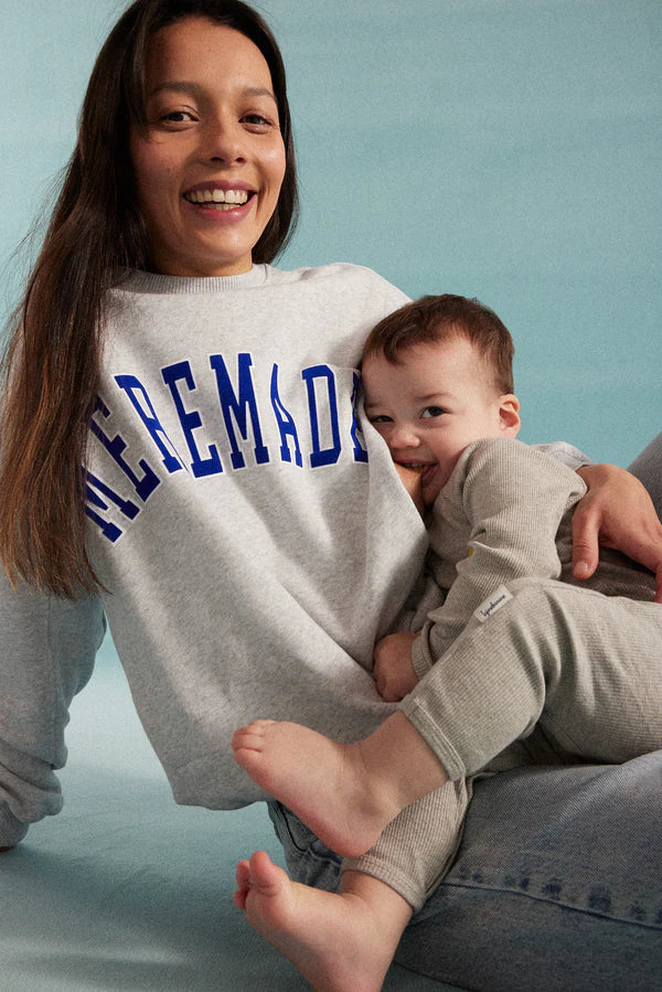 Mother-made Sweatshirt breastfeeding - Grey