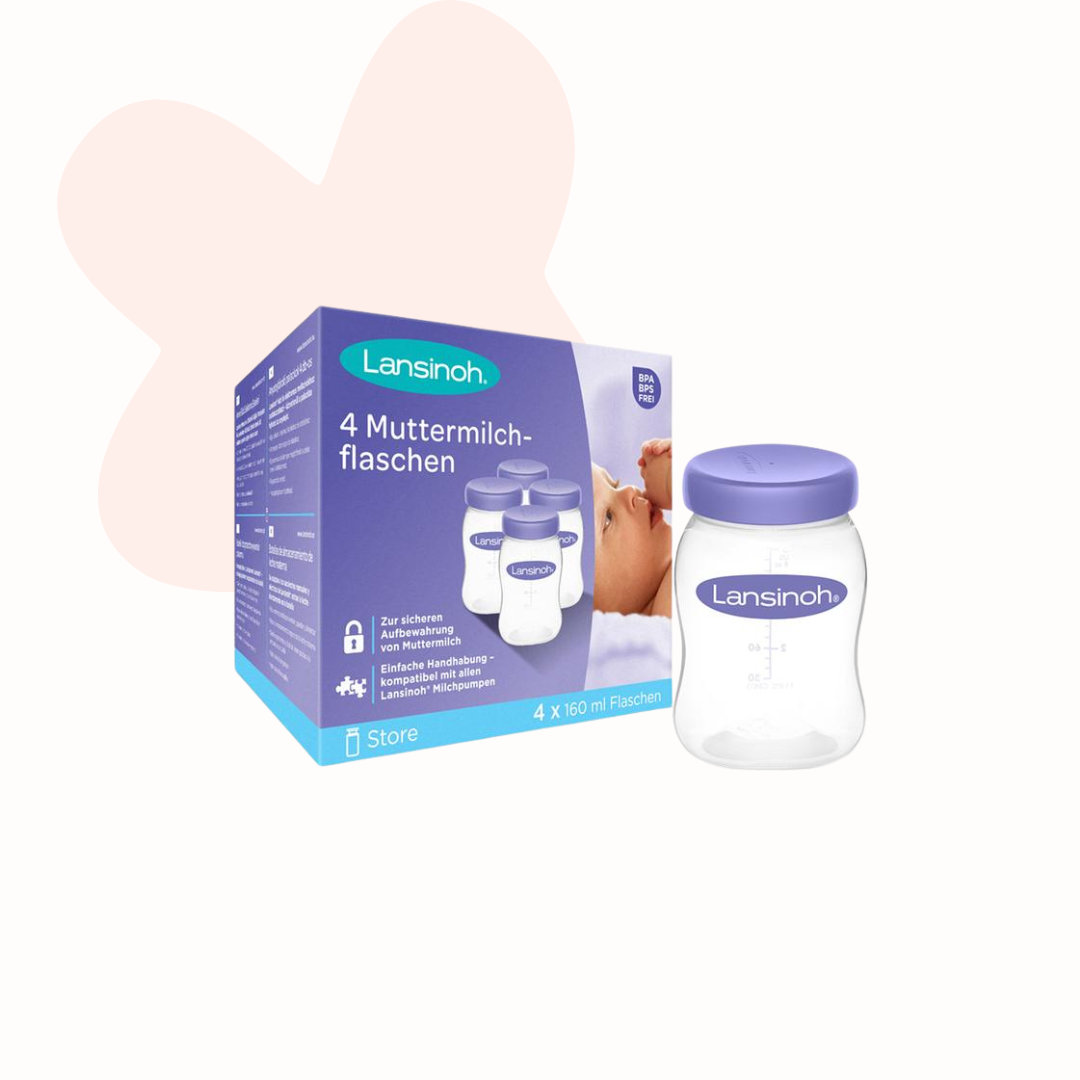 Breast milk storage bottles 4x160ml