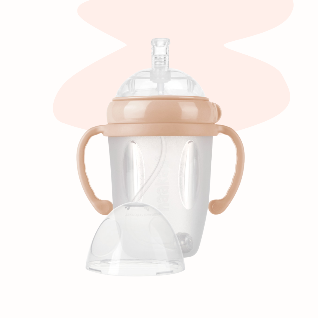 Generation 3 Siliconen Sippy Spout Bottle (250ml) - Peach