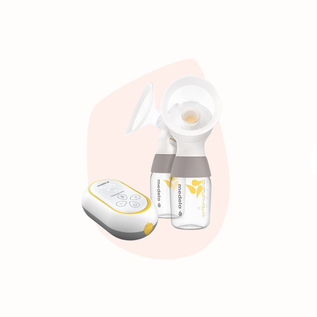 Medela Freestyle™ Mini dubbele elektrische borstkolf (klassieke set met flessen)