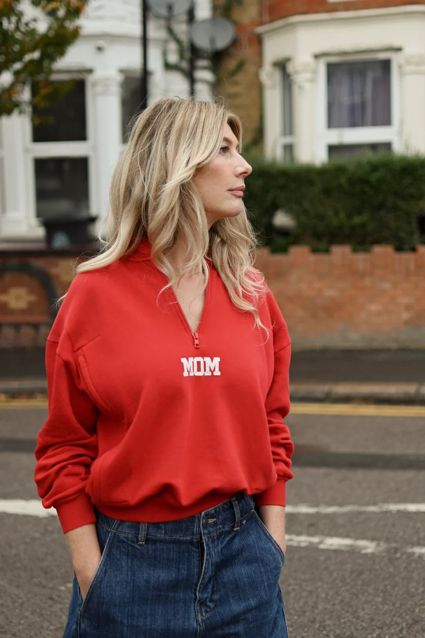 Borstvoedingstrui Mom rood