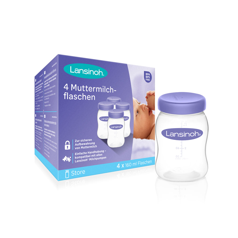 Breast milk storage bottles 4x160ml