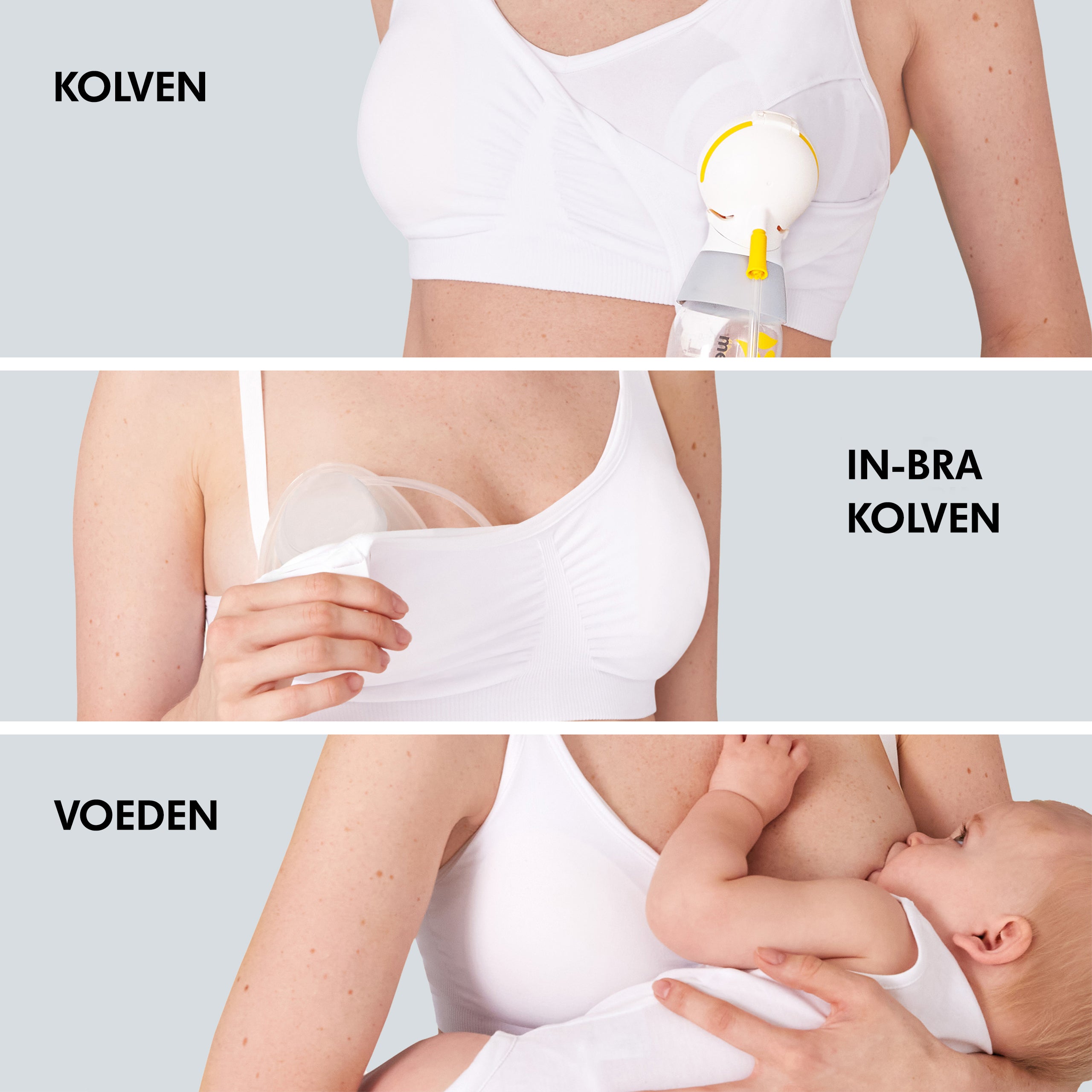 3-in-1 Beha voor kolven en voeden