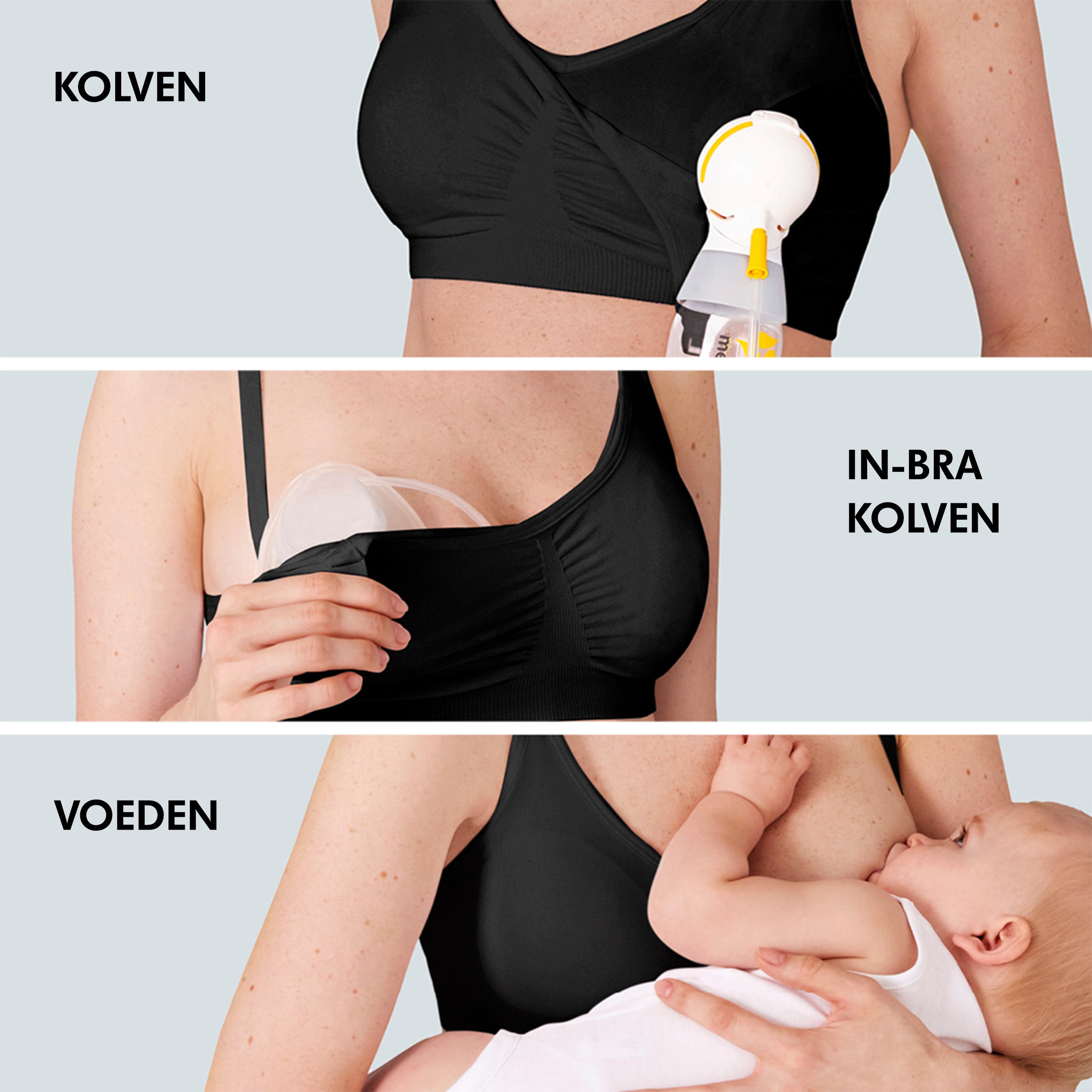 3-in-1 Beha voor kolven en voeden