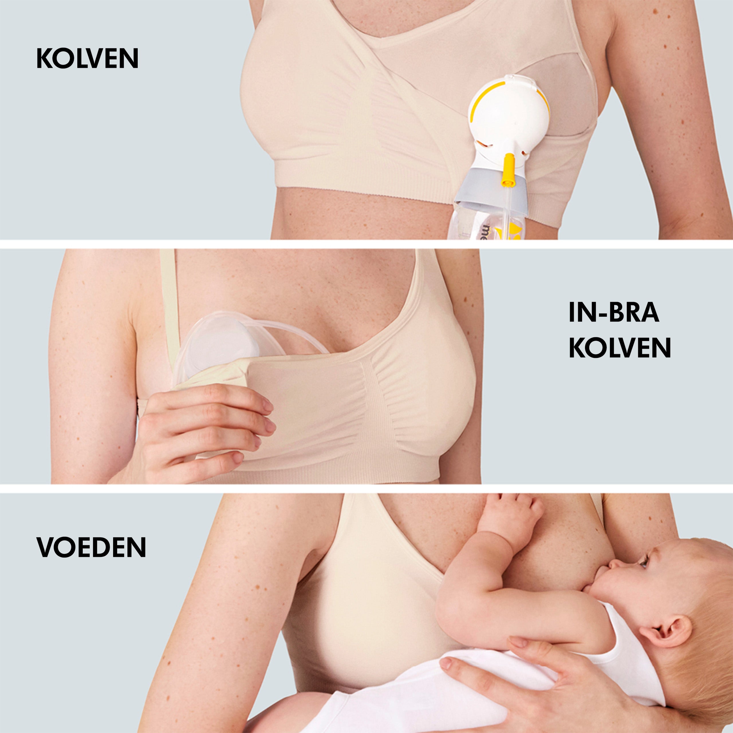 3-in-1 Beha voor kolven en voeden