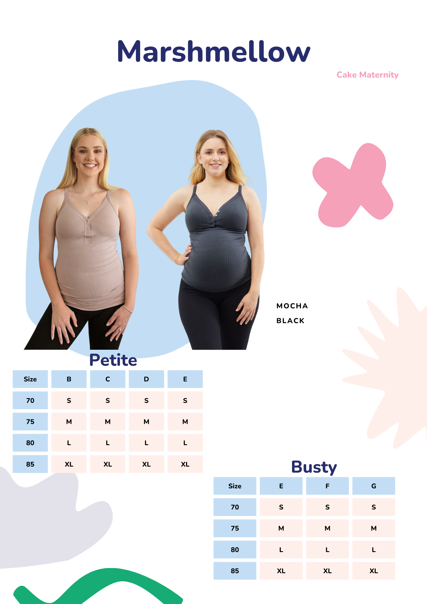 Marshmallow Pregnancy and Breastfeeding Top
