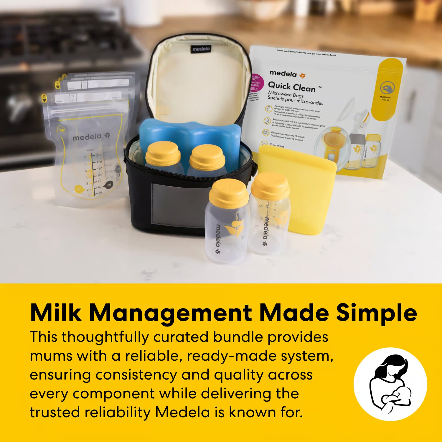 All-in-One Moedermelk Bewaarset