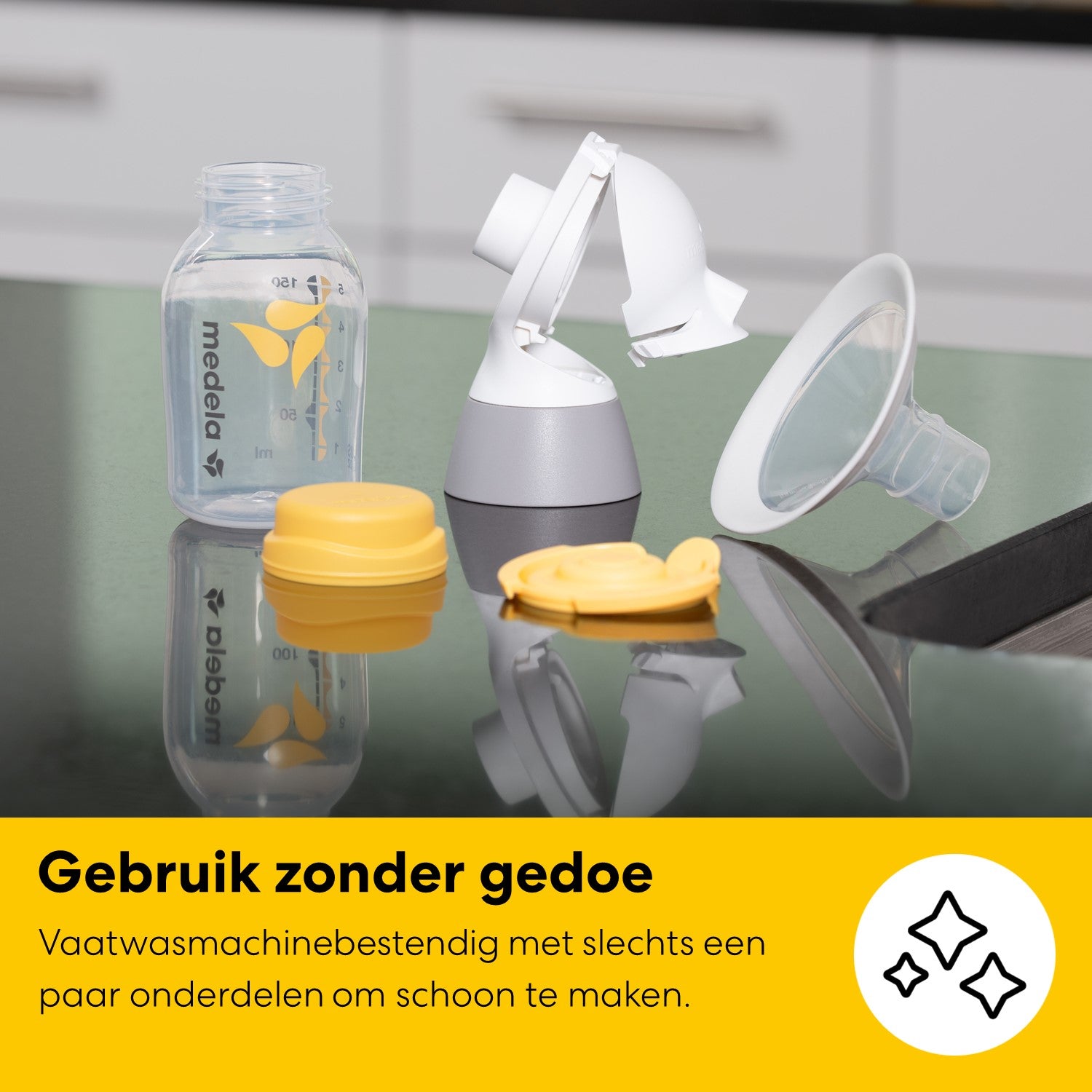 Medela Freestyle™ Mini dubbele elektrische borstkolf (klassieke set met flessen)