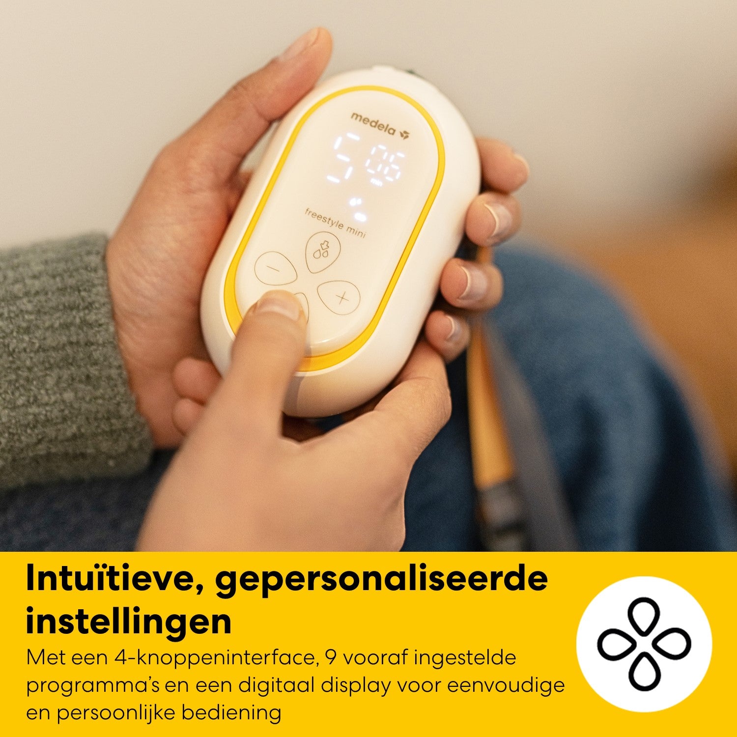 Medela Freestyle™ Mini dubbele elektrische borstkolf (klassieke set met flessen)