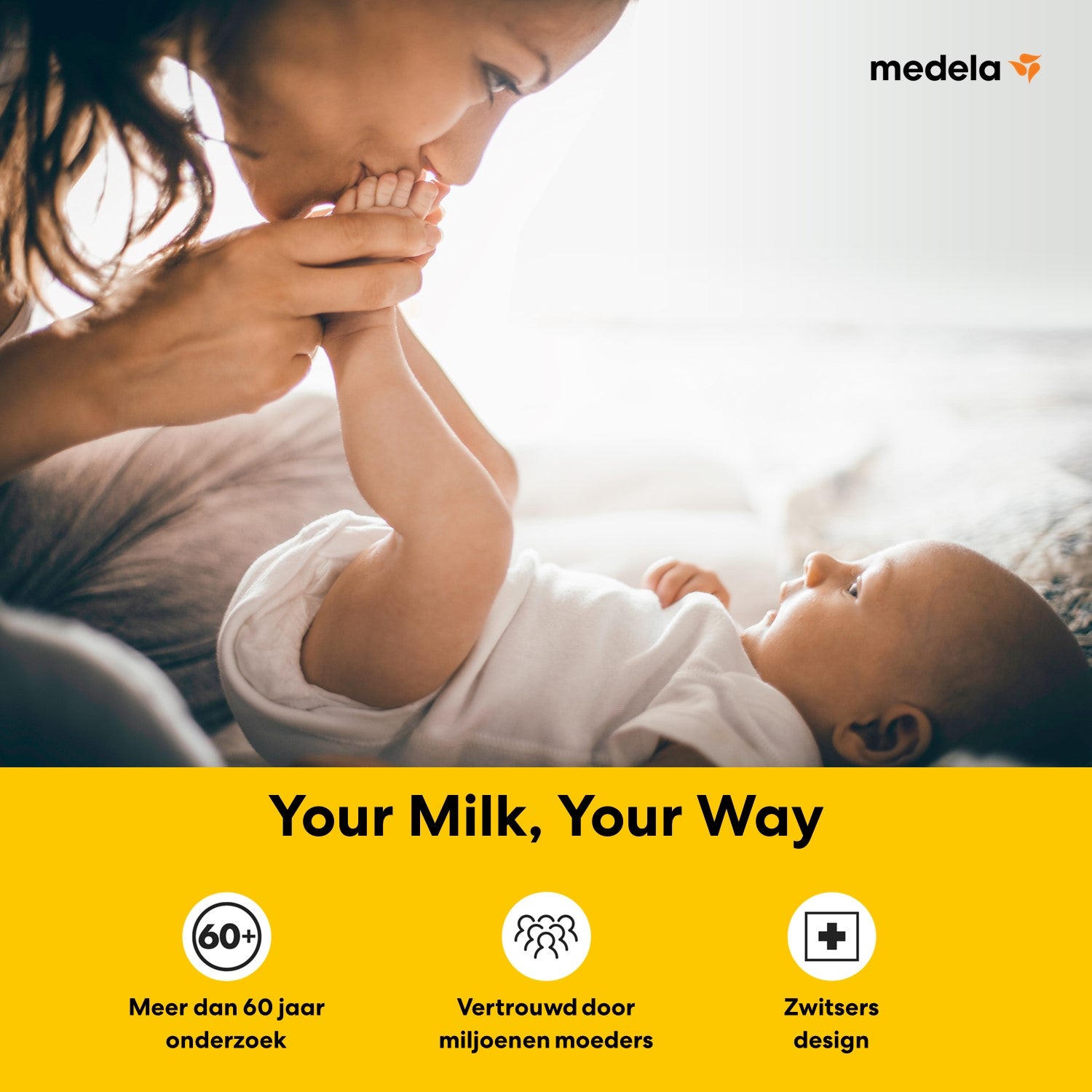 Medela Freestyle™ Mini dubbele elektrische borstkolf (klassieke set met flessen)
