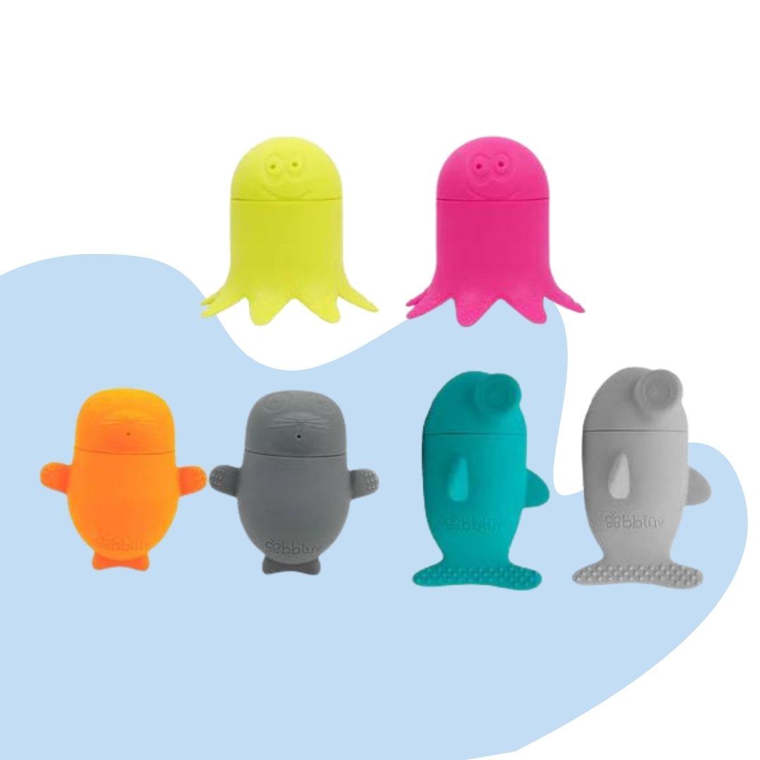 Bblüv - Büddies - Silicone Bath Toys