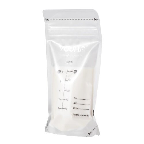 Moedermelk bewaarzakjes (50 stuks à 180ML)