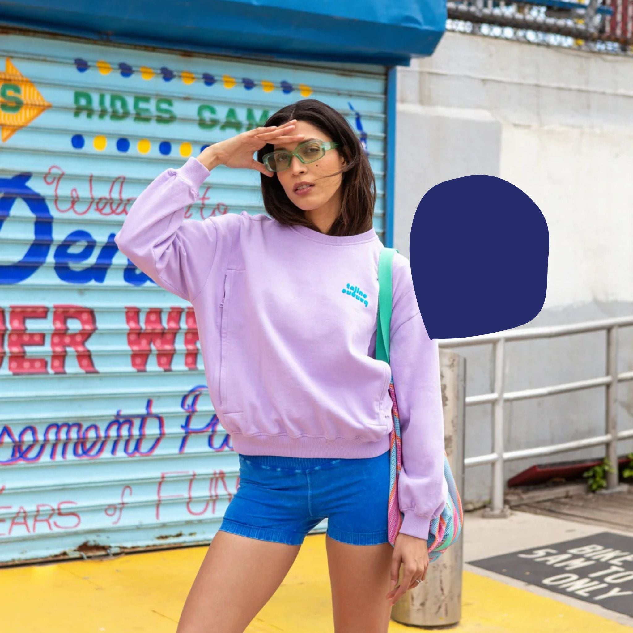 P'allaite Sweatshirt Purple