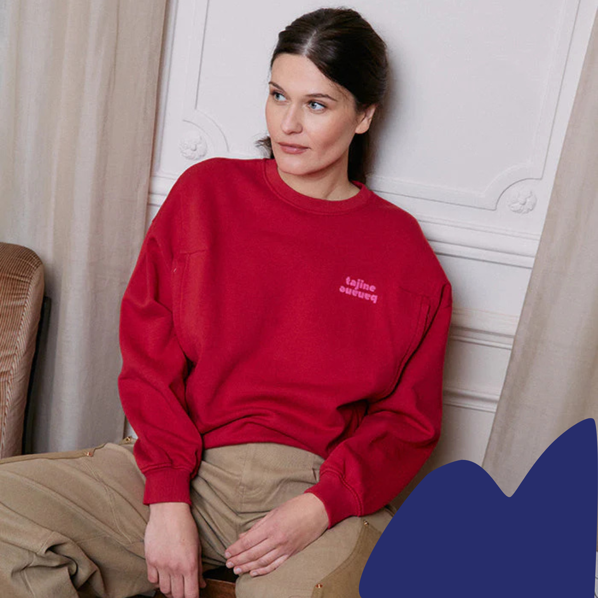 P'allaite Sweatshirt Raspberry - Tajine Banane