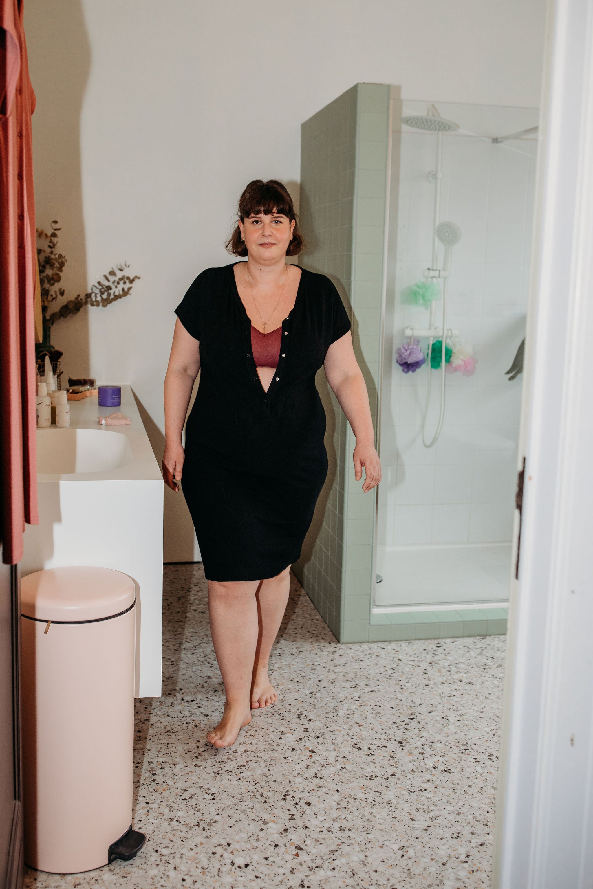 La robe de grossesse - Bambou - coupe normale