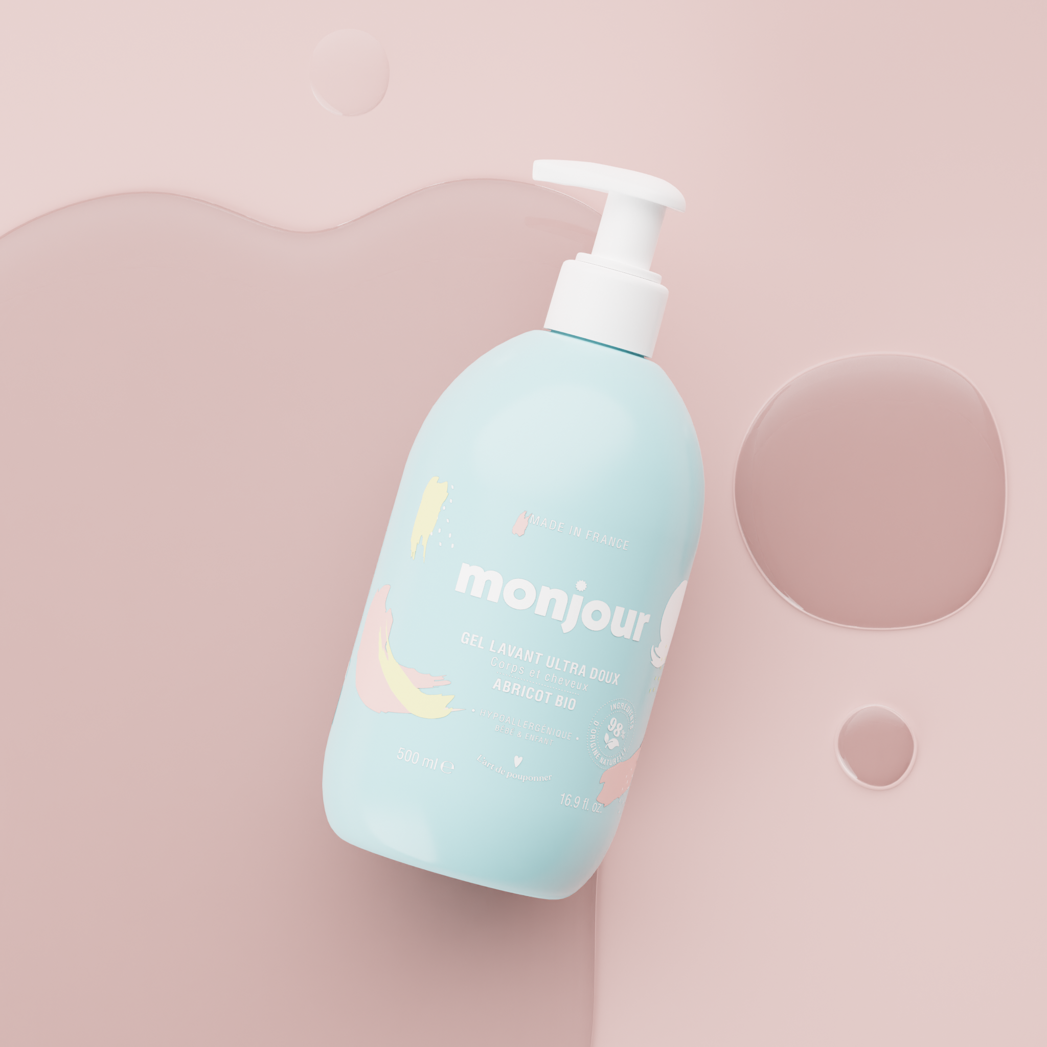 Washing gel - Monjour (hair and body)