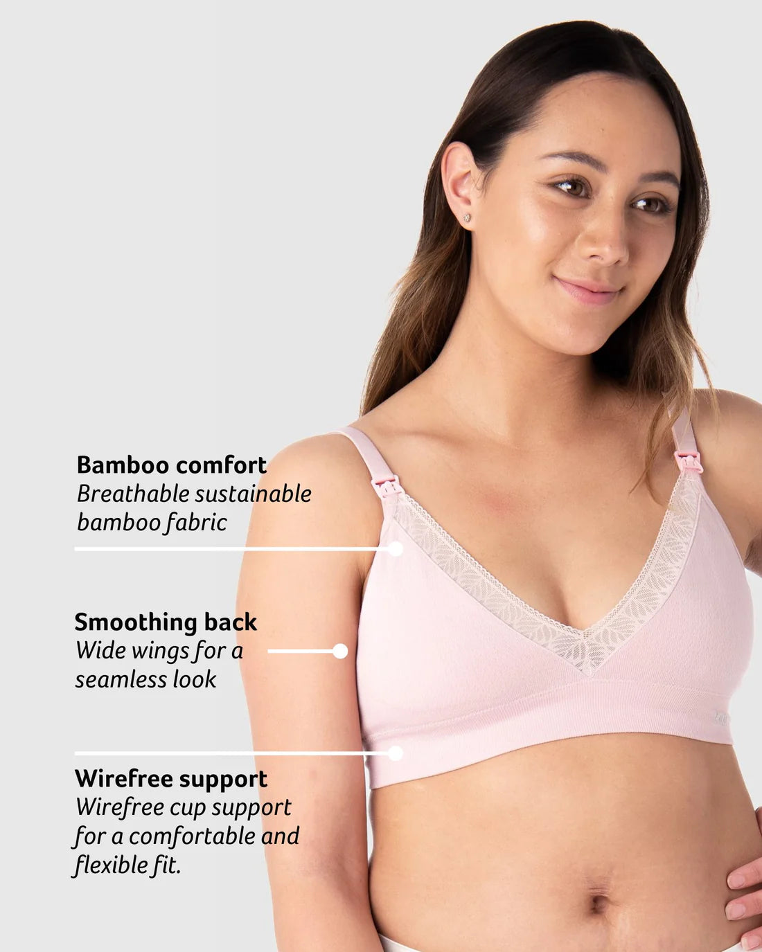 Caress Seamfree Bamboo Multifit Bra