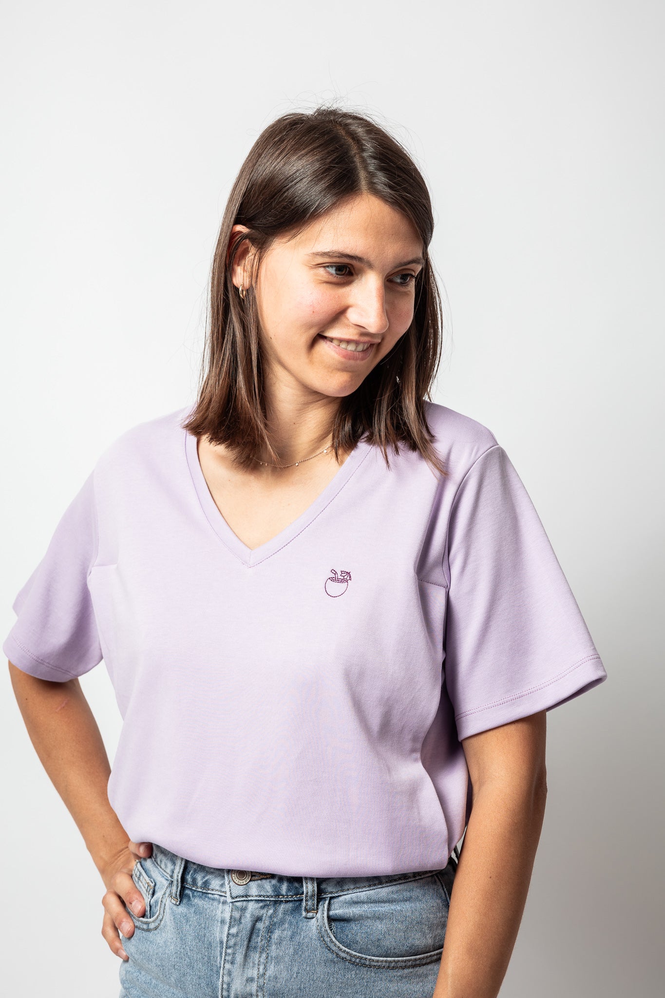 Latte Mamiato - T-shirt d'allaitement - Violet