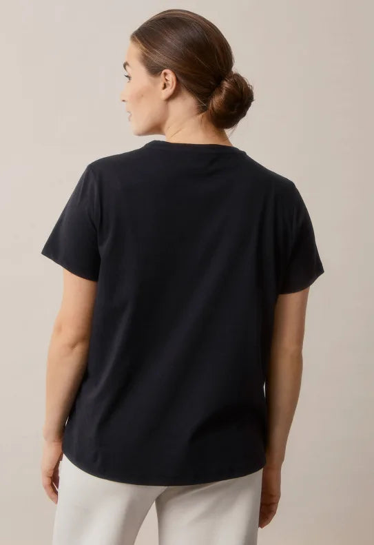 Basic Zwangerschaps en borstvoedingst-shirt
