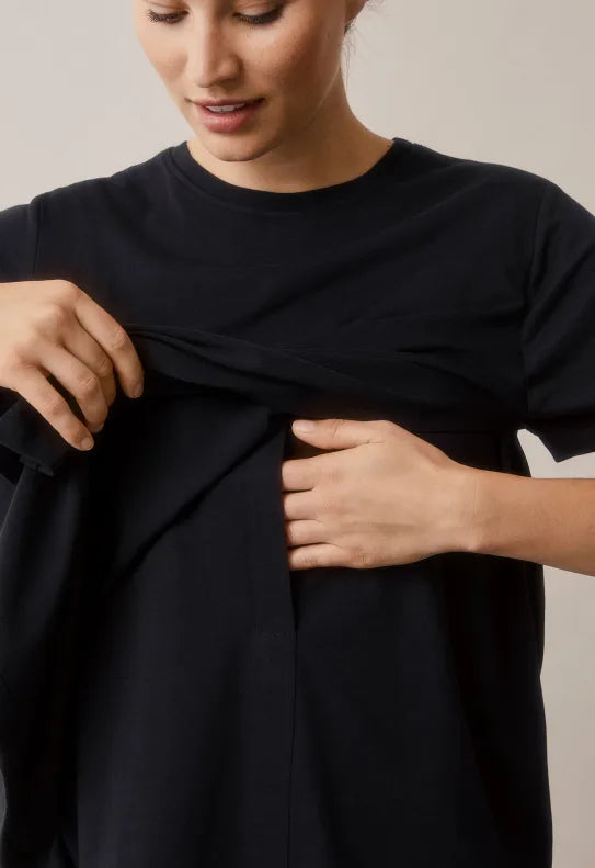 Basic Zwangerschaps en borstvoedingst-shirt