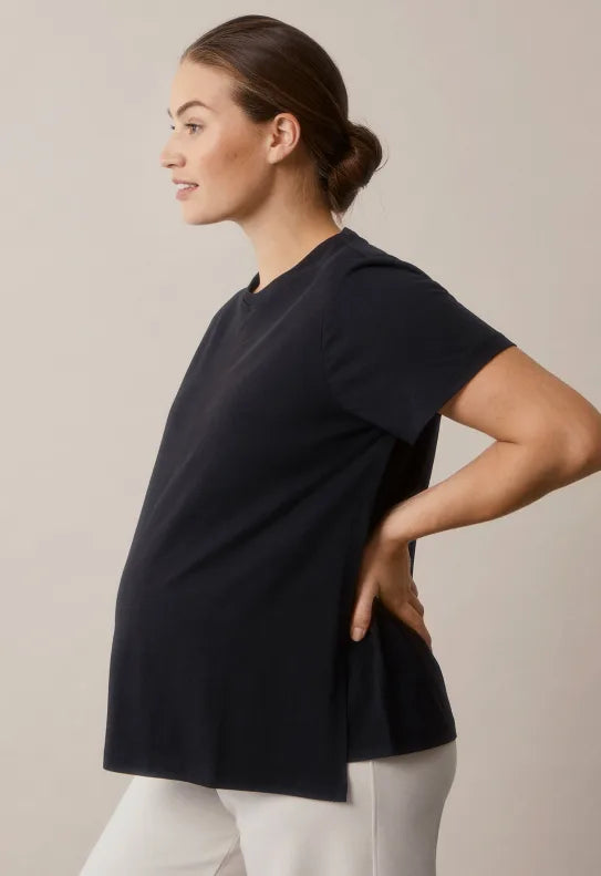 Basic Zwangerschaps en borstvoedingst-shirt