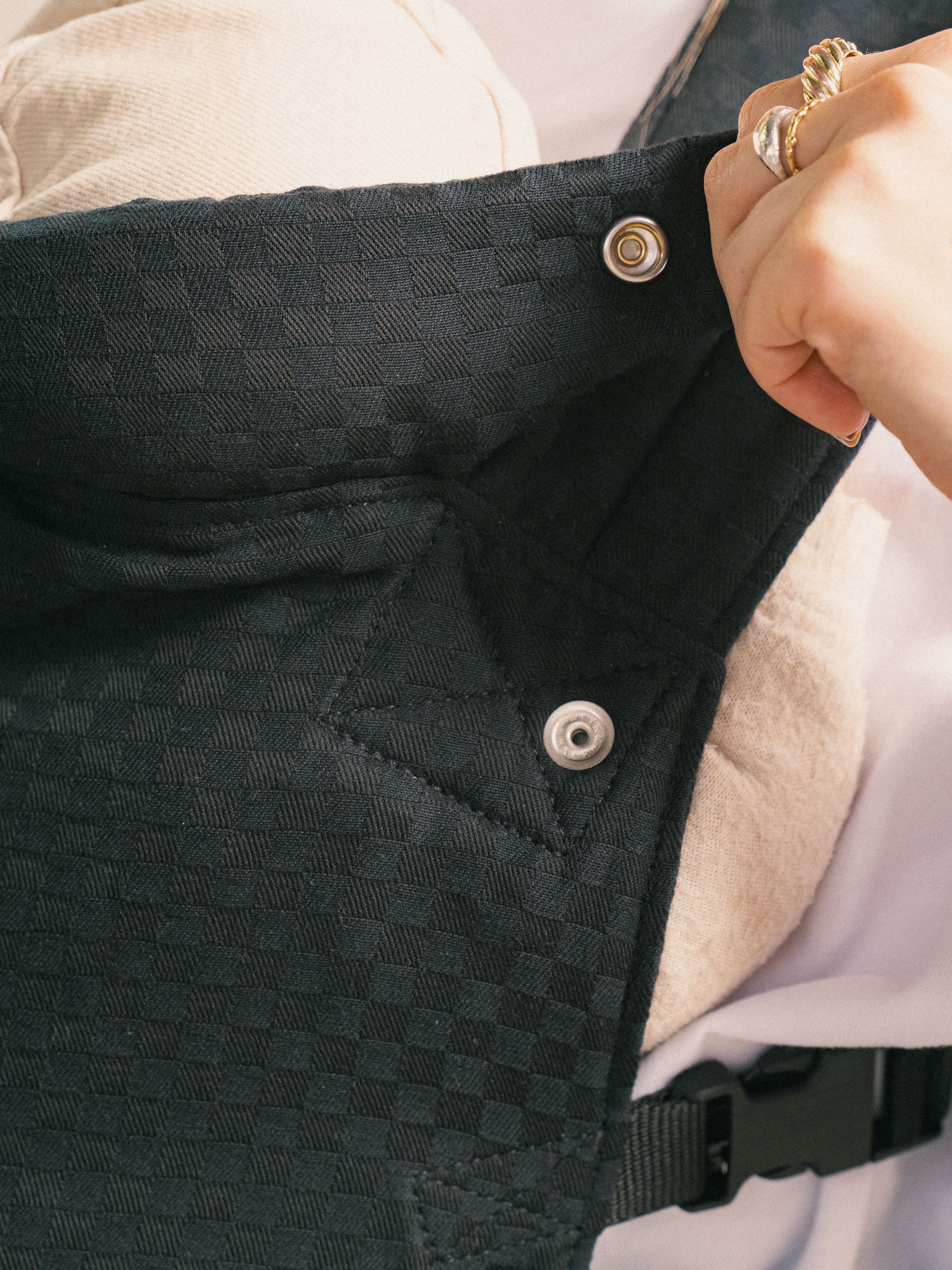 Heiwa checkered noir