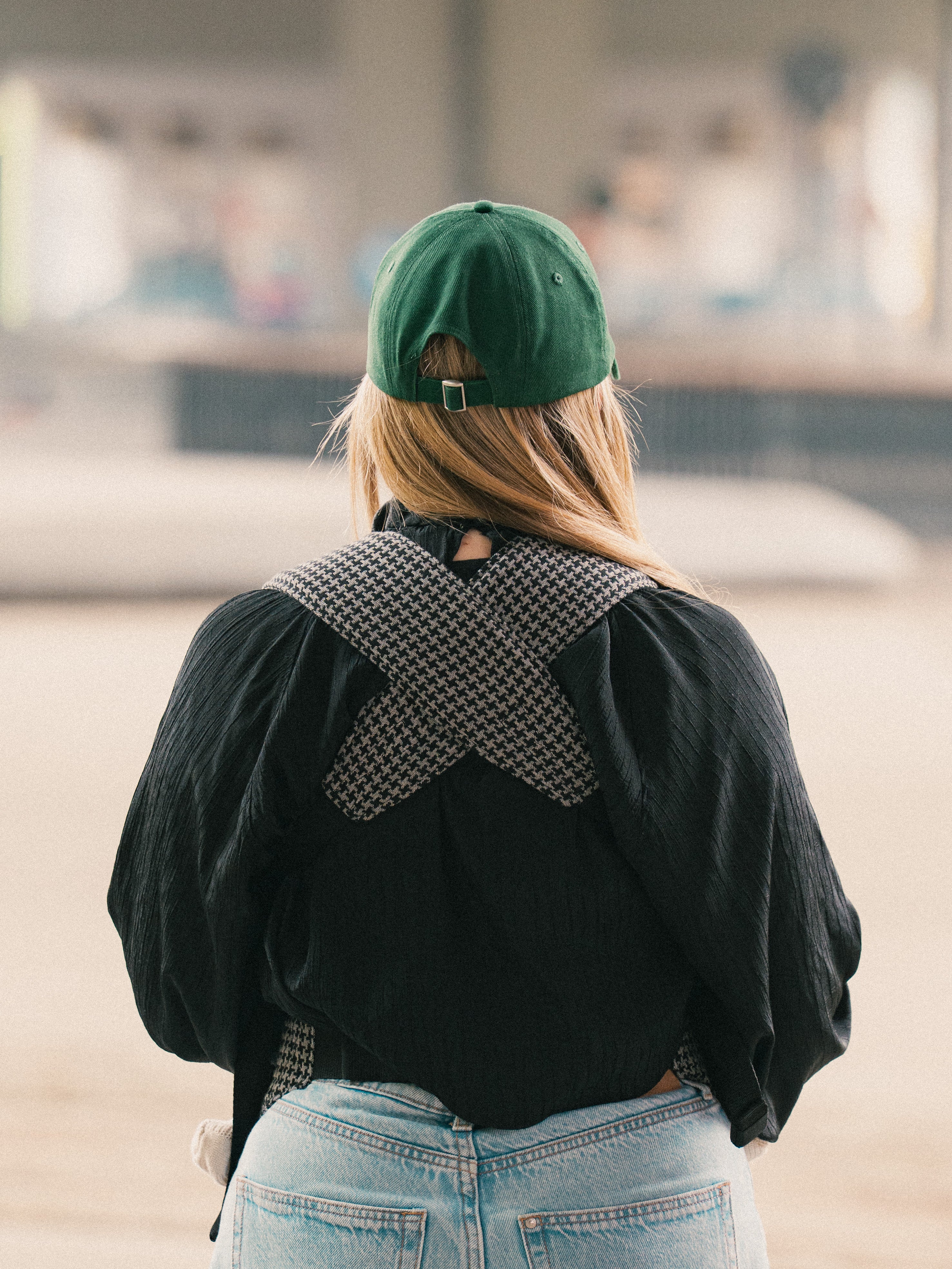 Heiwa monochrome houndstooth