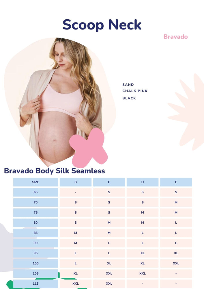 Scoop Neck Maternity & Nursing Bra