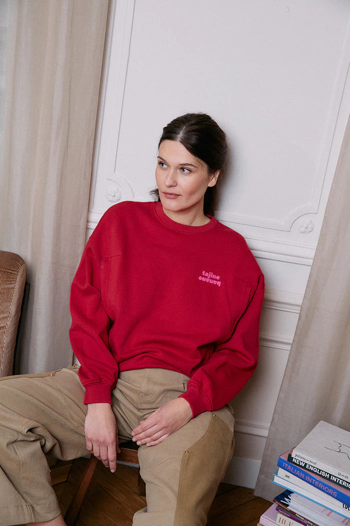 P'allaite Sweatshirt Raspberry - Tajine Banane