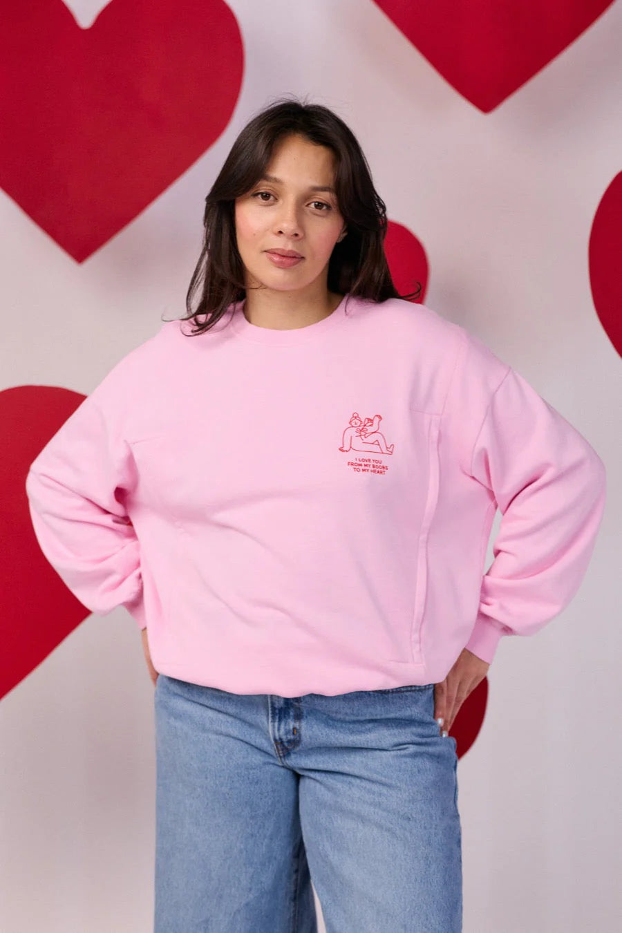 I Love You Breastfeeding Sweatshirt