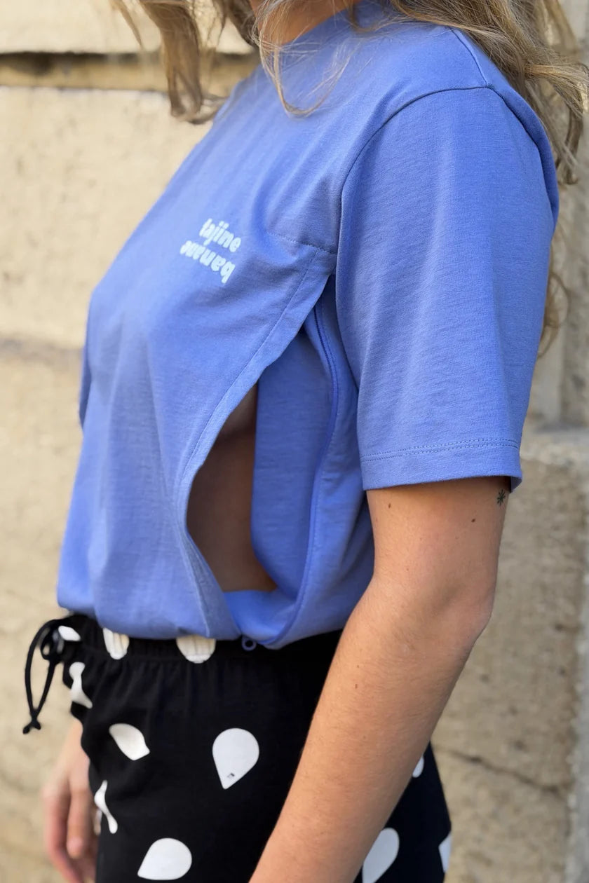 La p'allaite Borstvoeding T-shirt Lavender