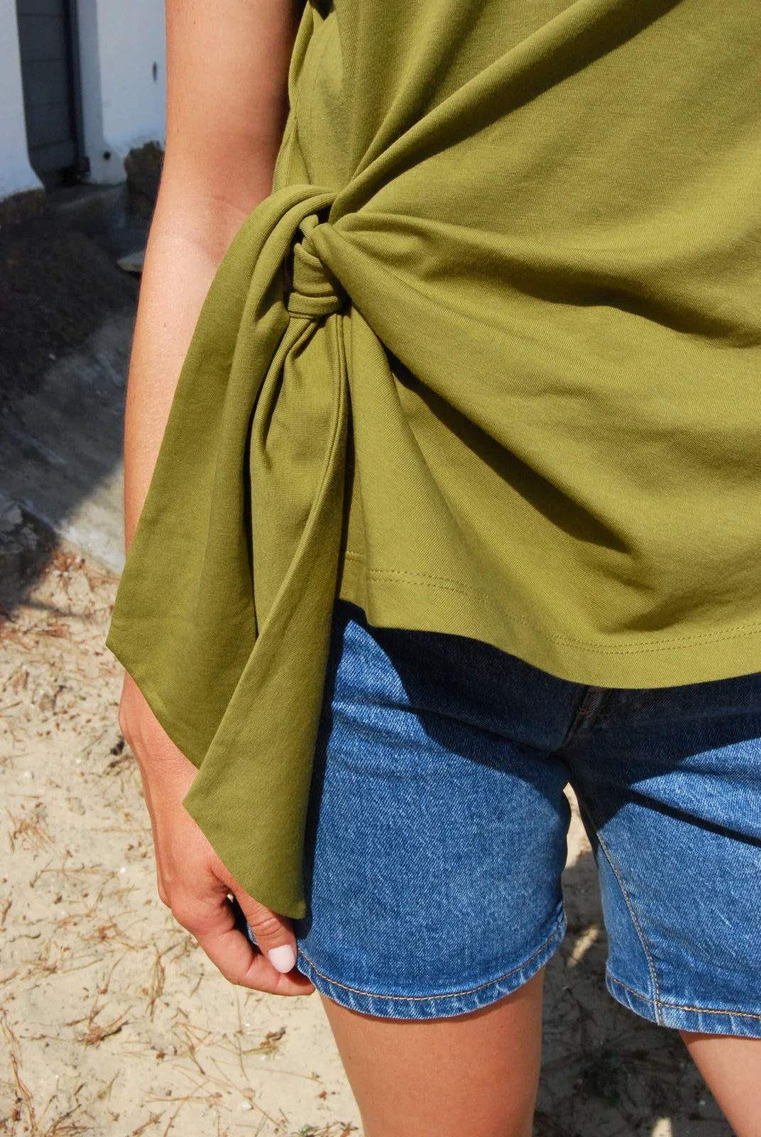 Tie Waist Borstvoedingst-shirt